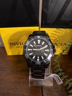Invicta Black Diver-Style Watch