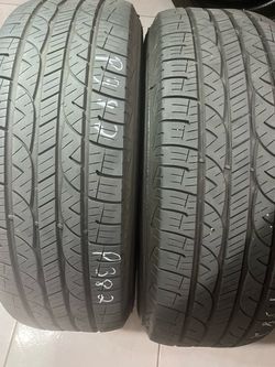 235/65/18. Two used tires, Kelley edge.