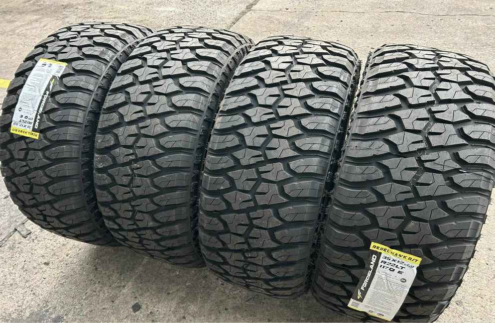 35x12.50 22 Forceland Rebel Hawk R/T New Tires