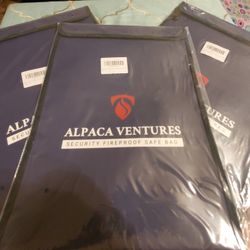 Alpaca Fireproof And Waterproof Security Bag