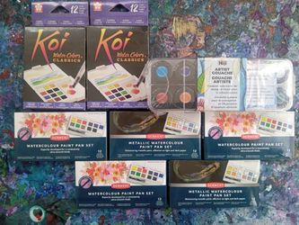 Watercolor paint sets
