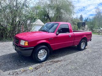 Red small truck