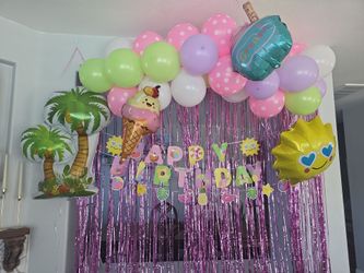 Free balloon garland. Must pick up today. If anyone is interested.