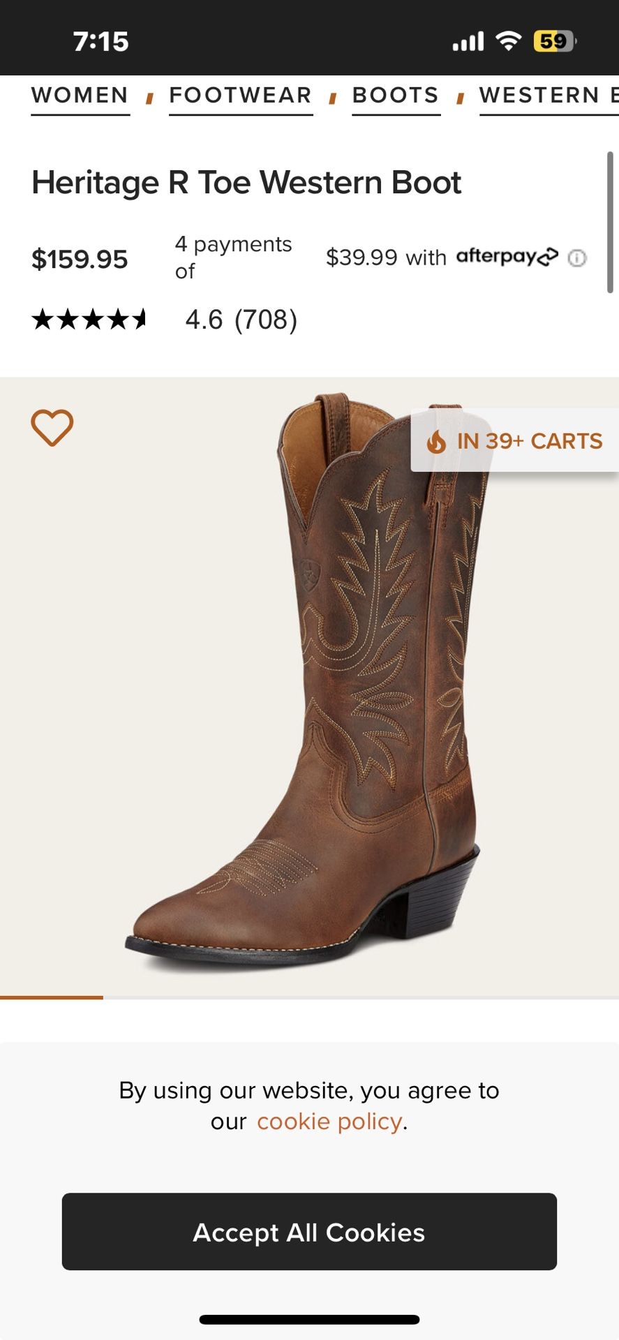 Women’s Ariat Boots