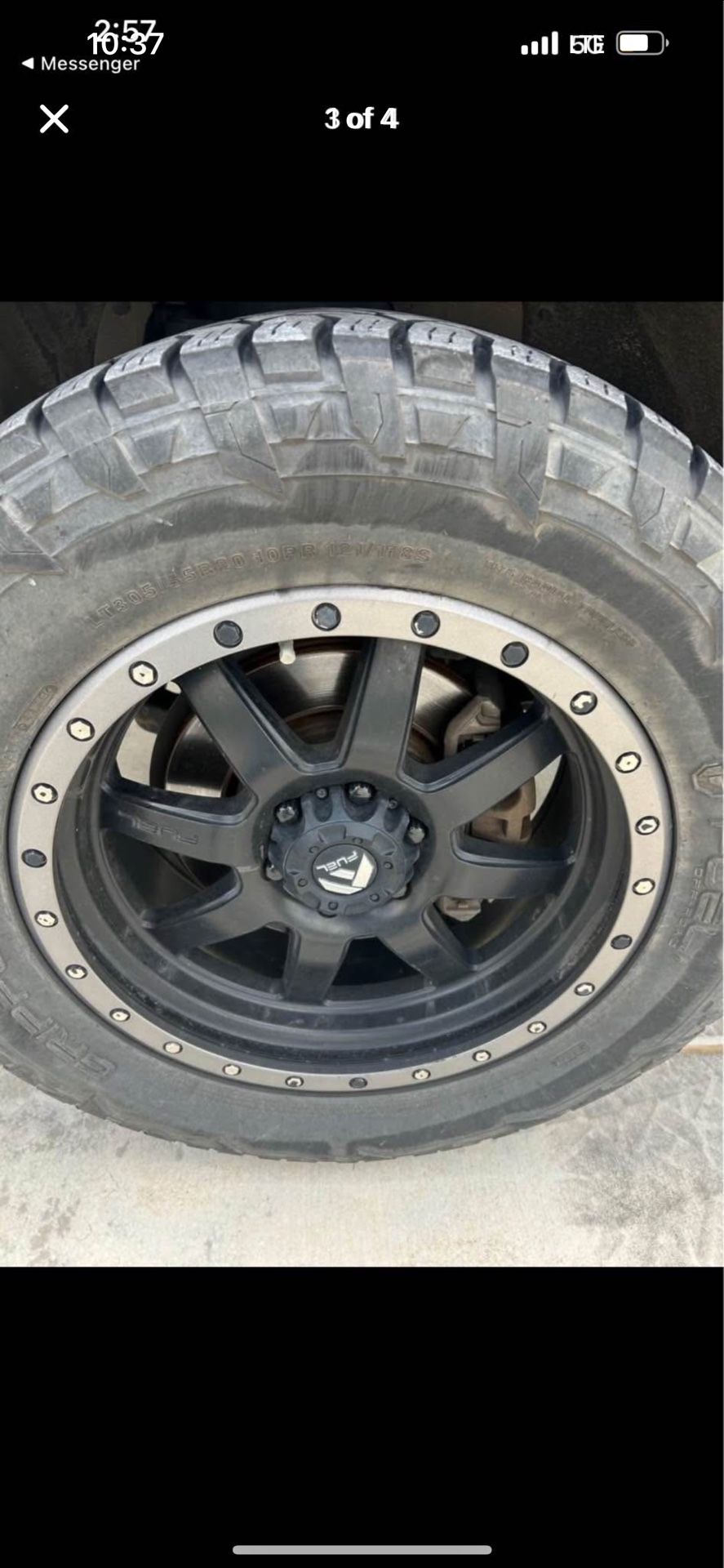 Fuel rims and tires  Ford
