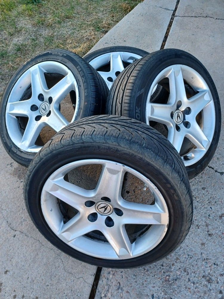 Set Rims And Tires 5x114