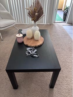 Black coffee table