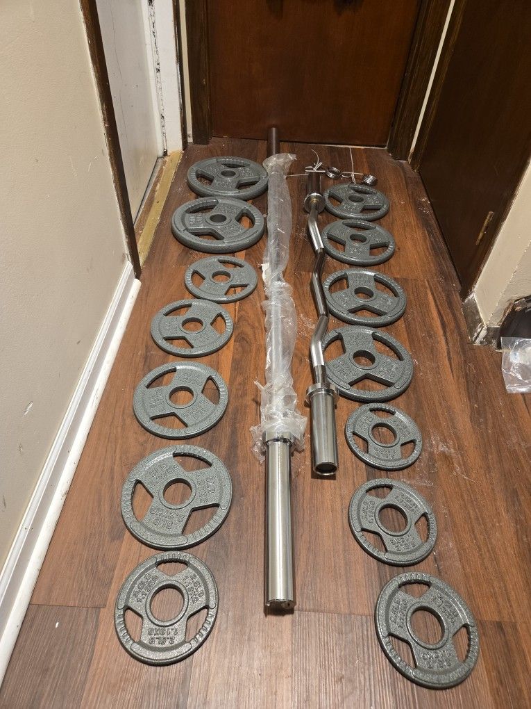 Olympic Bar And Weights