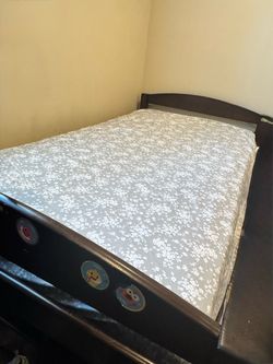 Twin bed with free clean mattress