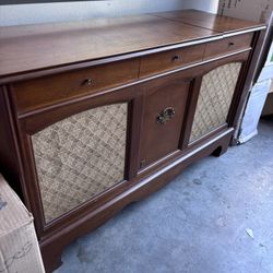 Antique GE Stereo Record Player