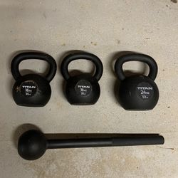 Kettlebells and Club