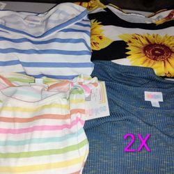 Lularoe Women's Tops Brand New Size 2X $22 Each