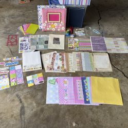 Scrapbooks And Supplies in Craft Box