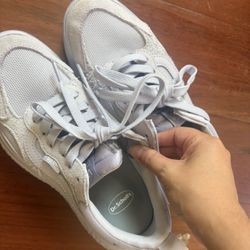 Lavender Vans with Dr Scholls Insoles