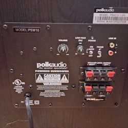 Polk Audio PSW10 Powered Sub Woofer