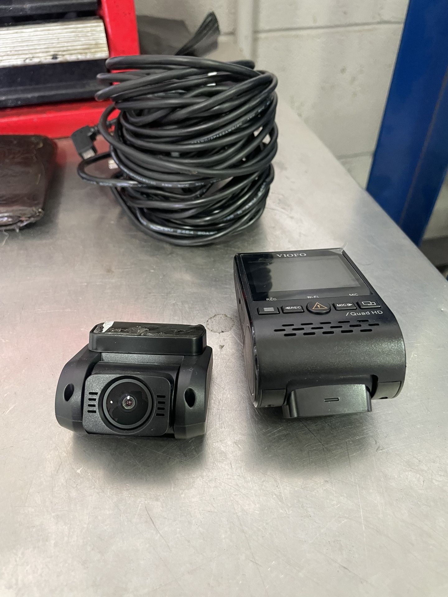 Dash Cam Front And Rear With Wiring