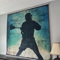 Pottery Barn Teen Lacrosse Wall Hanging Excellent shape 