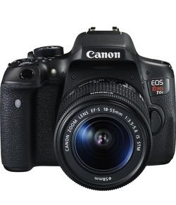 Canon EOS Rebel T6i Digital SLR with EF-S 18-55mm STM Lens