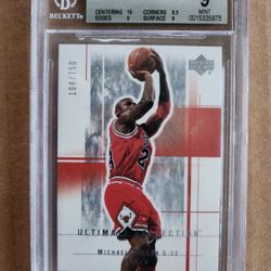 2003-04 Ultimate Collection 10 Michael Jordan (BGS 9.0) Mint (001(contact info removed))