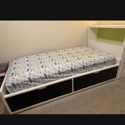 IKEA Twin Bed With Headboard 