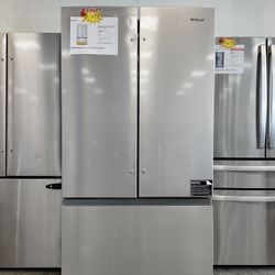 Whirlpool 36 inch 31 cu. ft. Standard Depth French Door Refrigerator w/Ice Maker