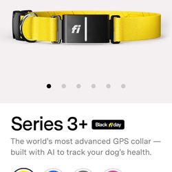 Fi Series 3+ with AI with Medium Yellow Collar