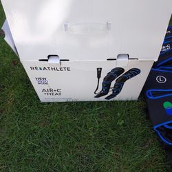 Re Athlete air c +heat air compression massager- black