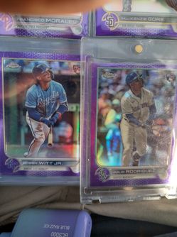 2022 Purple Rookie Lot Topps Chrome
