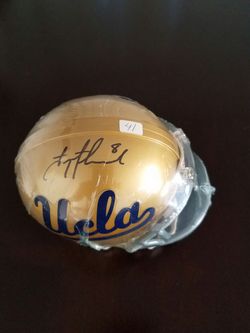Troy Aikman Auto Mini Helmet