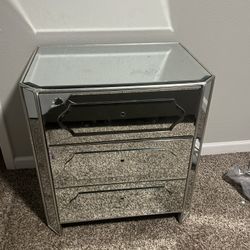 Mirror Bedside Chest