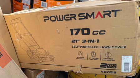 PowerSmart 21 in. 170cc OH 4-stroke engine 3-in-1 Gas Self Propelled Lawn Mower