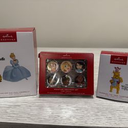 Hallmark 2023 Christmas Ornaments Keepsake Disney