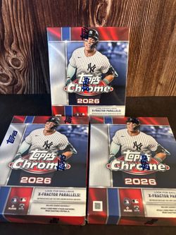 2026 Topps Chrome Baseball Mega Box