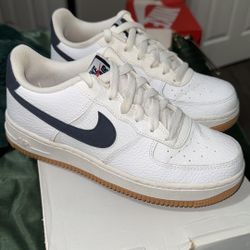 Nike Air Force 1s Blue Swish