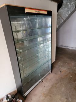 GLASS DISPLAY  CASE