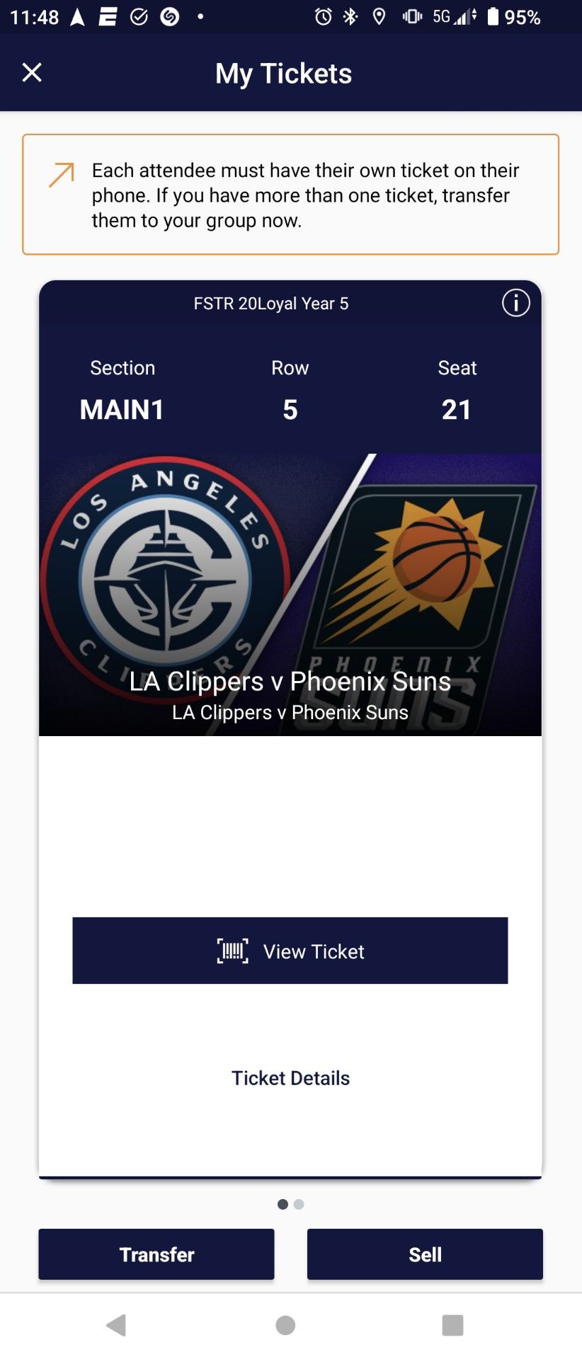 Clippers vs Suns 10/24