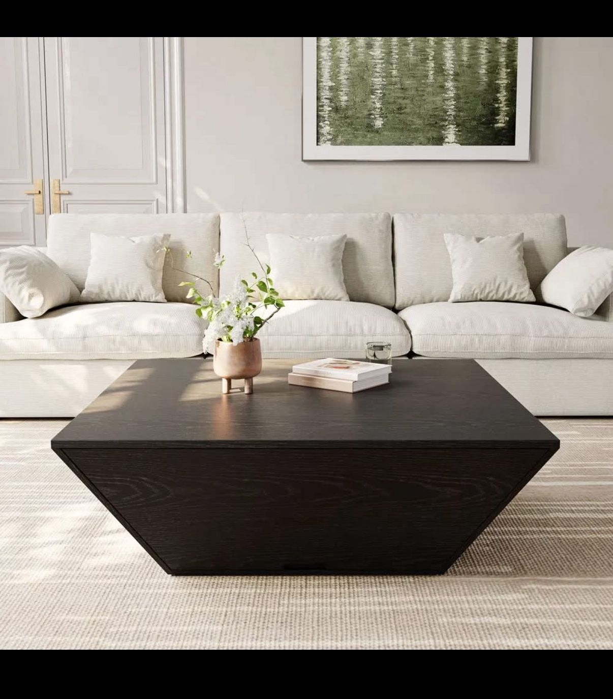 Square Wood Coffee Table