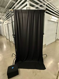 6x Blackout Studio Curtains 102" x 60"