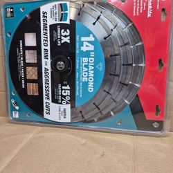  Makita
14 in. Segmented Rim Diamond Blade for General Purpose (3-Pack