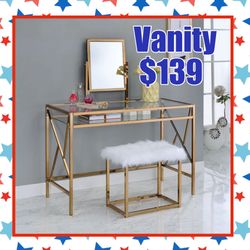 Vanity With Stool 
