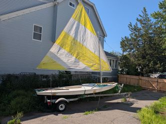 Sunfish sailboat