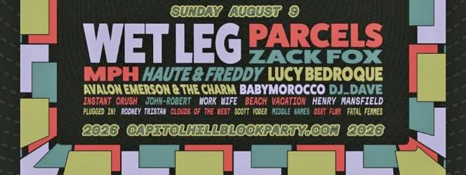 2x Capitol Hill Block Party SUNDAY