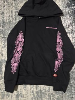 Pink And Black Chrome Heart Jacket
