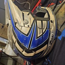 Zamp Helmet Dirtbike Atv Utv Offroad Used Size Medium 
