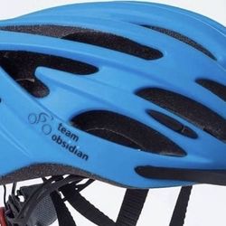 Team Obsidian Airflow Adult Bike Helmet - 2 Colors ,Lightweight, Yellow & Blue (Once Worn) - Excellent Condition