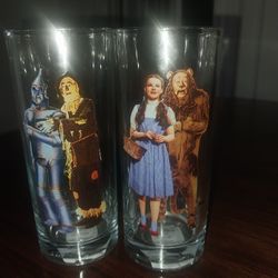 WIZARD OF OZ DRINKING GLASSES