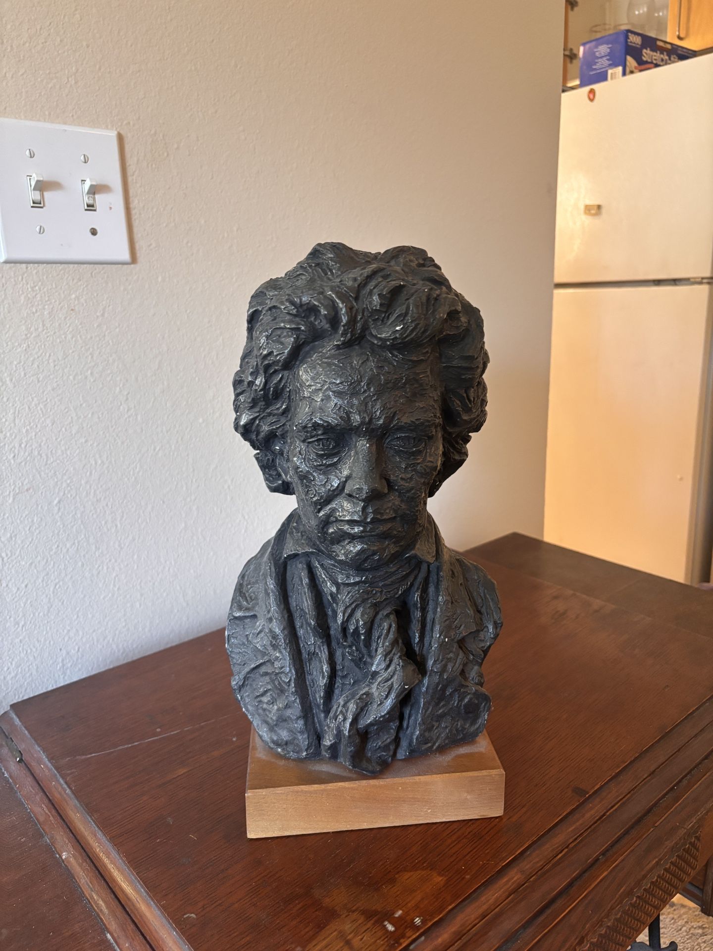 Vintage Beethoven Bust Sculpture 