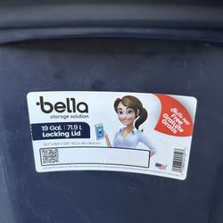 Bella Storage Solution 19 Gal. Locking Lid