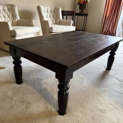 Coffee Table And End Console Table Family Room