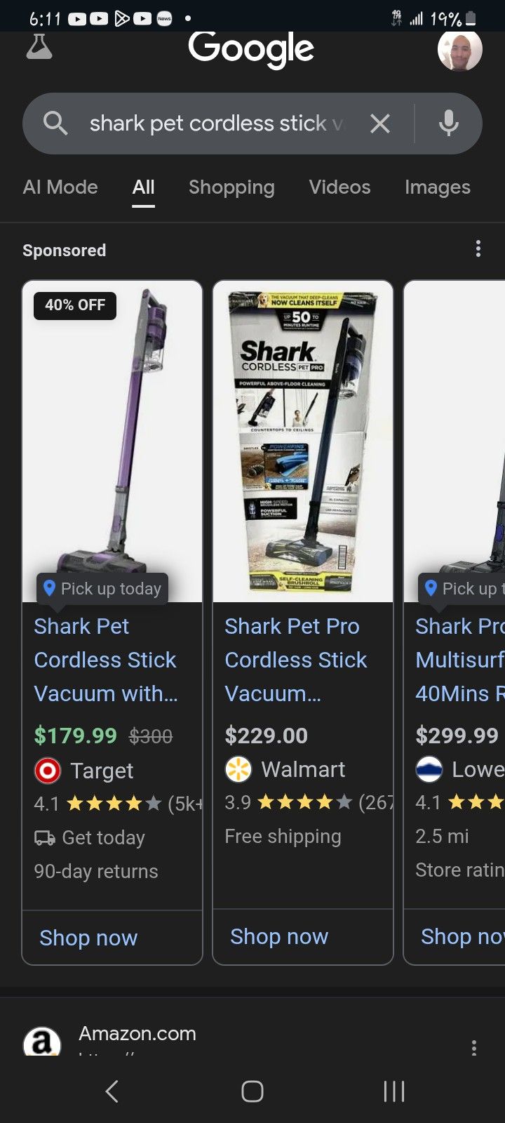Shark Pet Pro Vacuum Brand New Never Opend $100 Hurry Today Sale